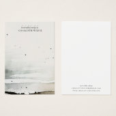 Abstracte Waterverf Kaarten voor juwelenweergave Visitekaartje (Voorkant /achterkant)