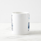 Abstracte Waterverf Katten Koffieboeken Koffiemok (Center)