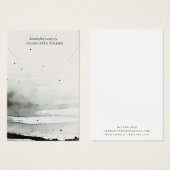 Abstracte Waterverf Ketting Sieraden Display Kaart (Voorkant /achterkant)