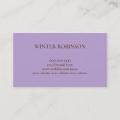 Abstracte waterverf kleurrijke en gouden inkt visitekaartje (Achterkant)