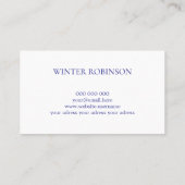 Abstracte waterverf kleurrijke en gouden inkt visitekaartje (Achterkant)