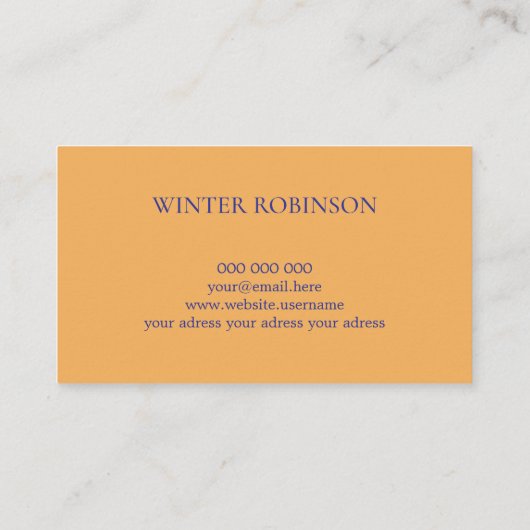 Abstracte waterverf kleurrijke en gouden inkt visitekaartje (Achterkant)