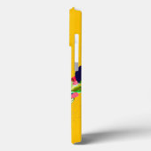 Abstracte waterverf, kleurrijke floranje Case-Mate iPhone case (Achterkant / Links)