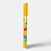 Abstracte waterverf, kleurrijke floranje Case-Mate iPhone case (Achterkant / Rechts)