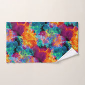 Abstracte Waterverf kleurrijke regenboog Bad Handdoek (Handdoek)