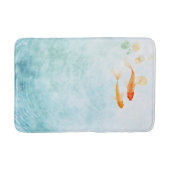 Abstracte Waterverf Koi Fish Serenity Badmat (Voorkant)