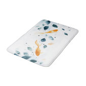 Abstracte Waterverf Koi Fish Serenity Badmat (Gekanteld)