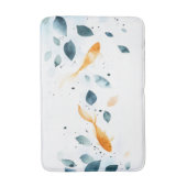 Abstracte Waterverf Koi Fish Serenity Badmat (Voorkant Verticaal)