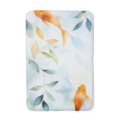 Abstracte Waterverf Koi Fish Serenity Badmat (Voorkant Verticaal)