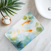 Abstracte Waterverf Koi Fish Serenity Badmat