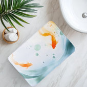 Abstracte Waterverf Koi Fish Serenity Badmat