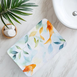 Abstracte Waterverf Koi Fish Serenity Badmat