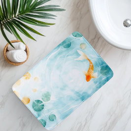 Abstracte Waterverf Koi Fish Serenity Badmat