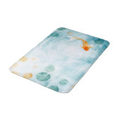 Abstracte Waterverf Koi Fish Serenity Badmat (Gekanteld)
