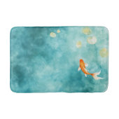 Abstracte Waterverf Koi Fish Serenity Badmat (Voorkant)