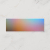 Abstracte Waterverf Korting Loyaliteit Kaart Mini Visitekaartje (Achterkant)