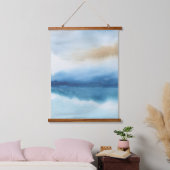 Abstracte Waterverf Lake Design Hangend Wandkleed (Slaapkamer)