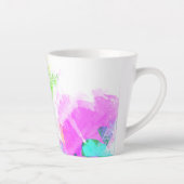 Abstracte waterverf latte mok (Rechts)