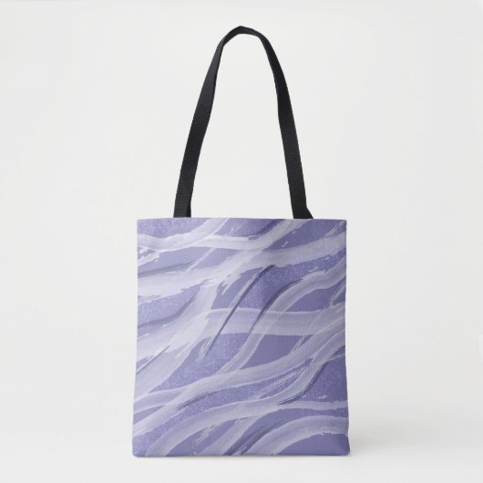 Abstracte Waterverf lavender Tote Bag (Voorkant)