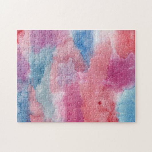 Abstracte Waterverf Legpuzzel (Horizontaal)