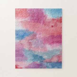 Abstracte Waterverf Legpuzzel
