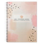 Abstracte Waterverf leraar notebook Notitieboek (Voorkant)