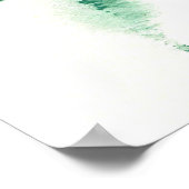 Abstracte Waterverf Lilacs Poster (Hoek)