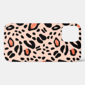 Abstracte waterverf luipaard. Dierlijke printpatro Case-Mate iPhone Case (Achterkant (horizontaal))