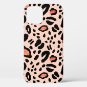 Abstracte waterverf luipaard. Dierlijke printpatro Case-Mate iPhone Case (Achterkant)