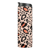Abstracte waterverf luipaard. Dierlijke printpatro Thermosbeker (Geroteerd rechts)