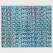Abstracte Waterverf luipaard huidpatroon Cadeaupapier (Vlak)