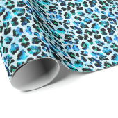 Abstracte Waterverf luipaard huidpatroon Cadeaupapier (Rol Hoek)