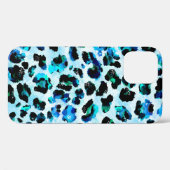 Abstracte Waterverf luipaard huidpatroon Case-Mate iPhone Case (Achterkant (horizontaal))