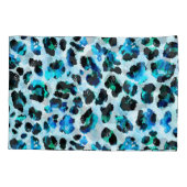 Abstracte Waterverf luipaard huidpatroon Kussensloop (Achterkant)