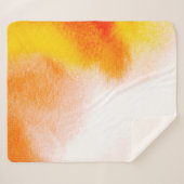 Abstracte waterverf luxueuze vloeistofkunstschilde sherpa deken (Voorkant (horizontaal))