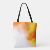 Abstracte waterverf luxueuze vloeistofkunstschilde tote bag (Achterkant)