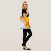 Abstracte waterverf luxueuze vloeistofkunstschilde tote bag (Op model)