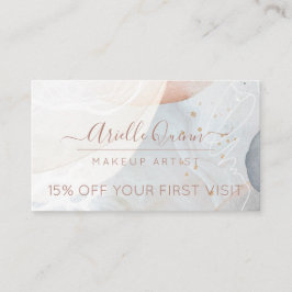 Abstracte Waterverf Makeup Artist Kortingskaartje