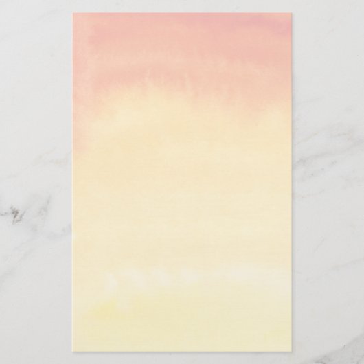 Abstracte waterverf met de hand geschilderde achte briefpapier (Voorkant)