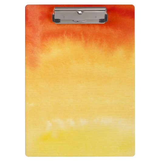 Abstracte waterverf met de hand geschilderde achte klembord (Voorkant)