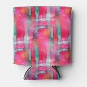 Abstracte waterverf met zonneglare blikjeskoeler (Voorkant)