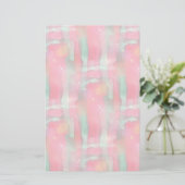 Abstracte waterverf met zonneglare briefpapier (Staand voorkant)