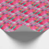 Abstracte waterverf met zonneglare cadeaupapier (Hoek)