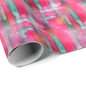 Abstracte waterverf met zonneglare cadeaupapier (Rol Hoek)