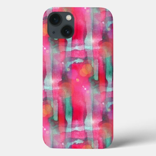 Abstracte waterverf met zonneglare Case-Mate iPhone case (Achterkant)