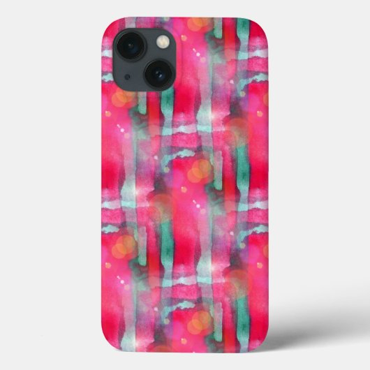 Abstracte waterverf met zonneglare Case-Mate iPhone case (Achterkant)