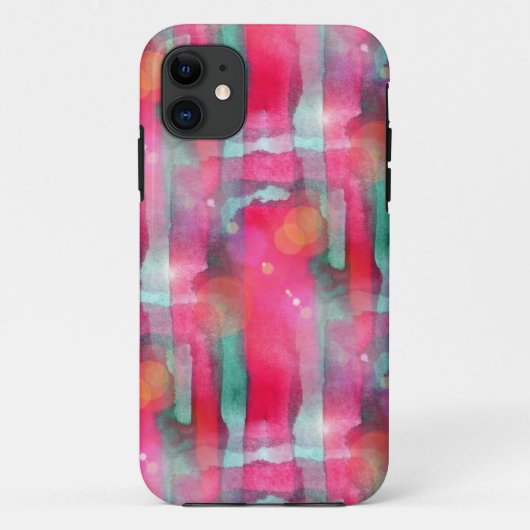 Abstracte waterverf met zonneglare Case-Mate iPhone case (Achterkant)