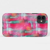 Abstracte waterverf met zonneglare Case-Mate iPhone case (Achterkant (horizontaal))