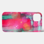 Abstracte waterverf met zonneglare Case-Mate iPhone case (Achterkant (horizontaal))