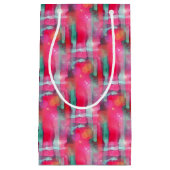 Abstracte waterverf met zonneglare klein cadeauzakje (Voorkant)